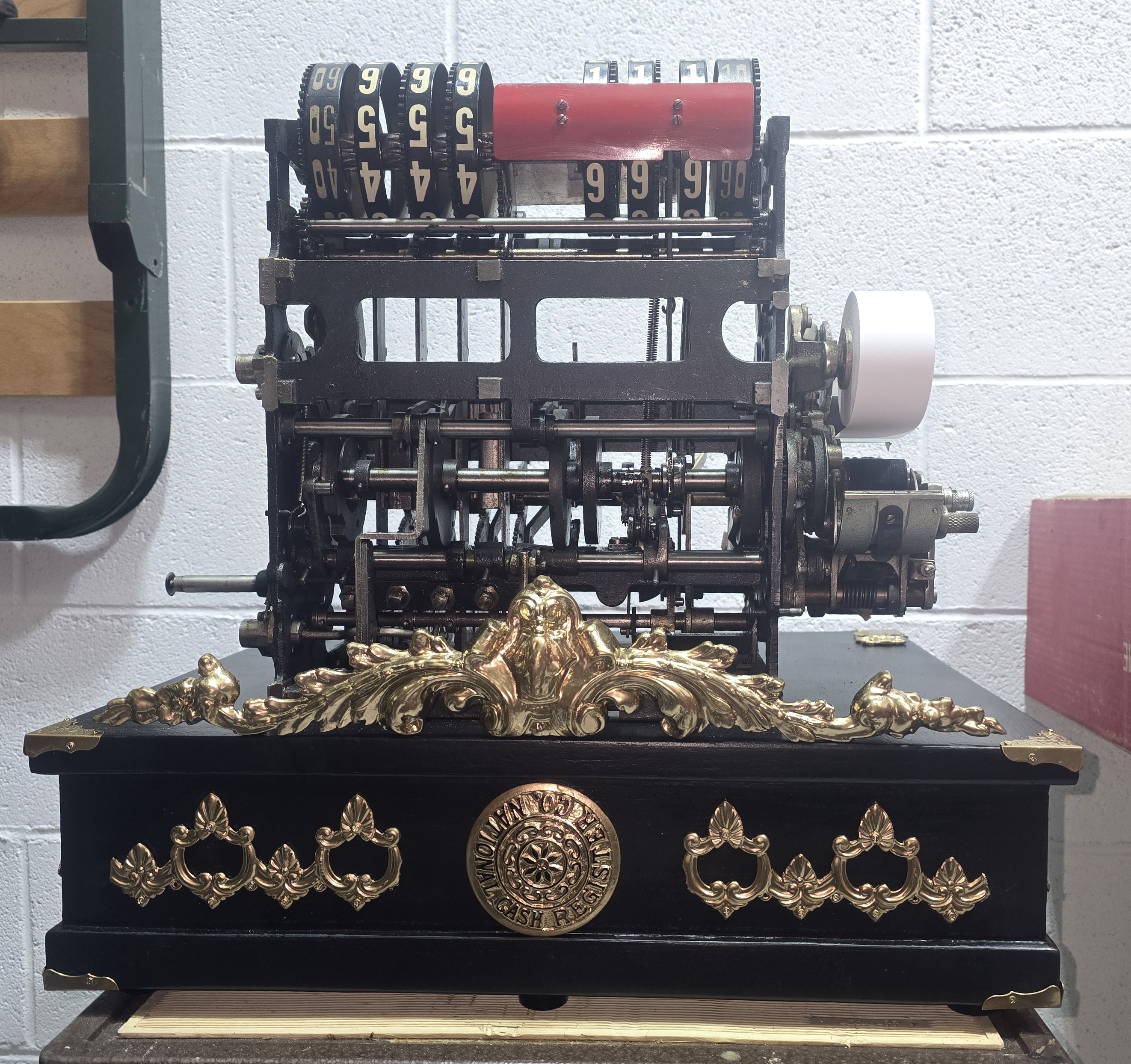 Another view of 1923 National Cash Register – Model 442 "Soda Fountain" Restoration