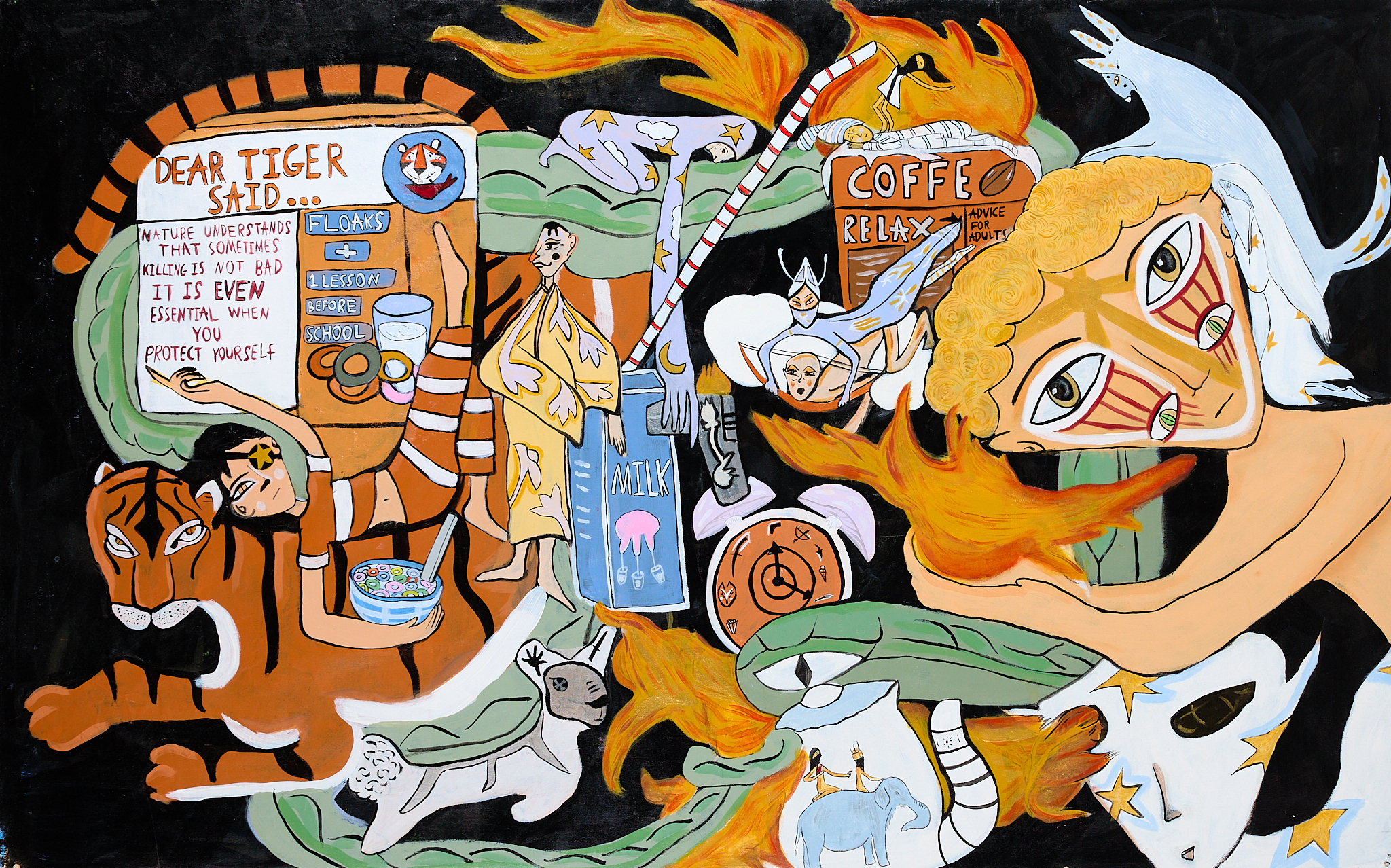 tiger said by nini glonti