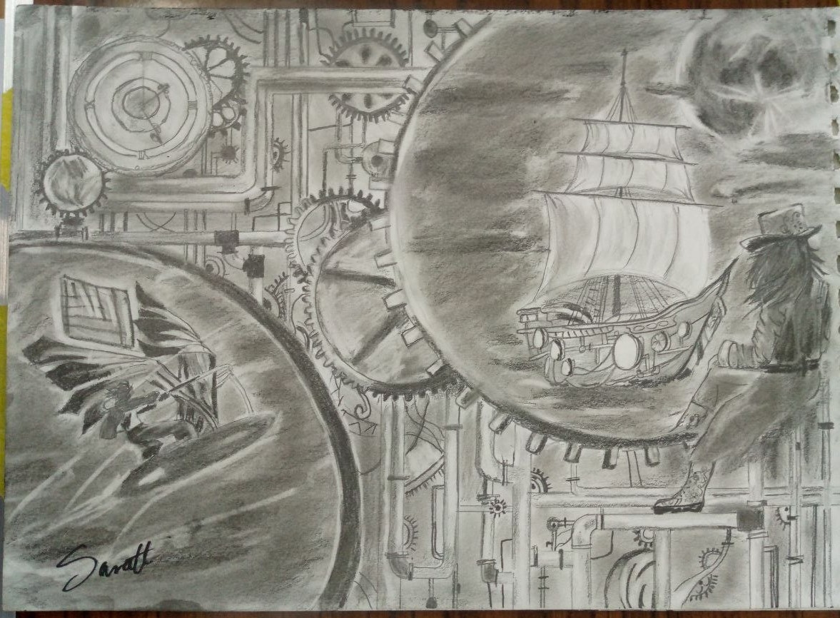 Another view of steampunk skies