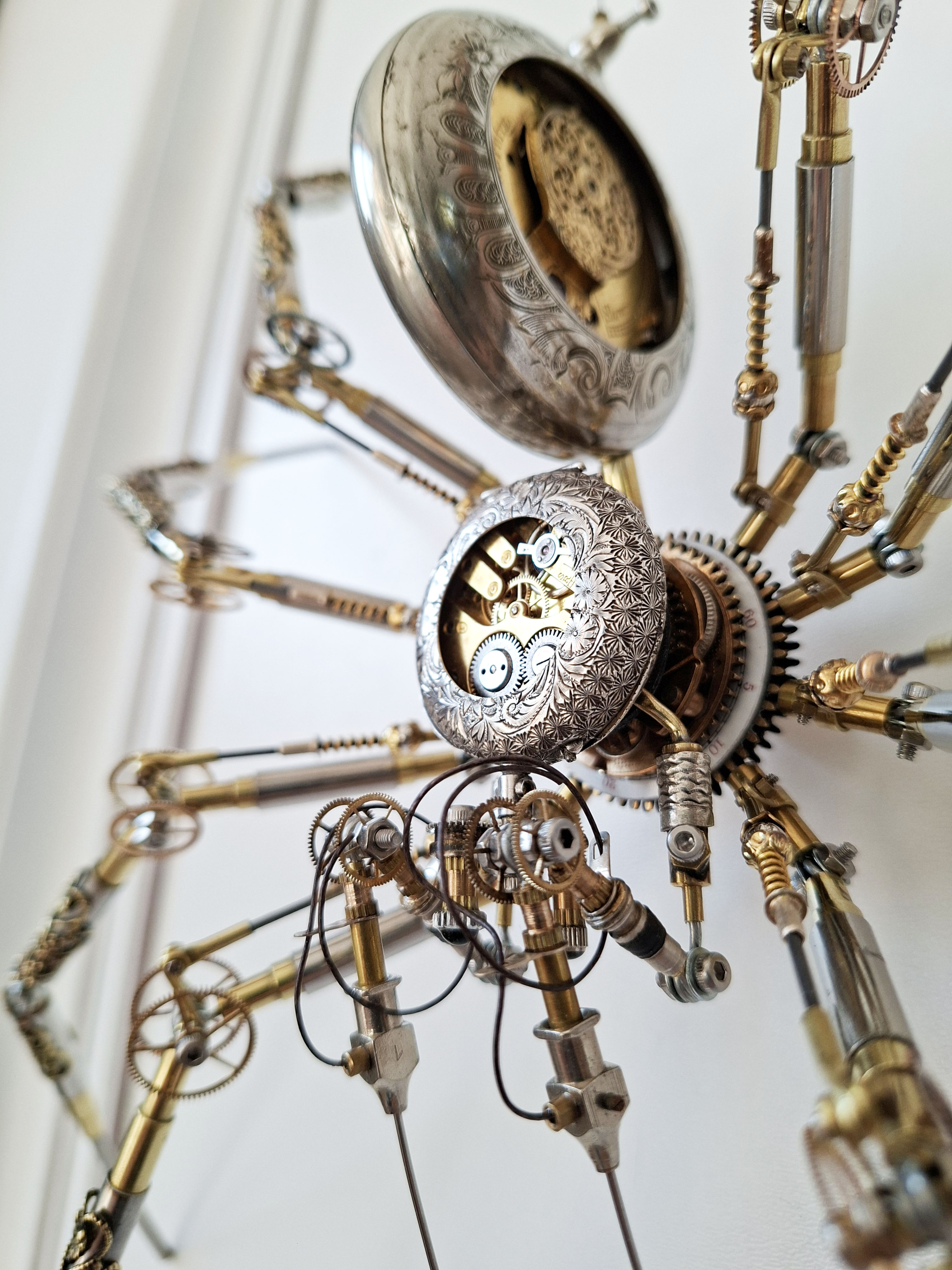 Another view of Steampunk Spider Lady Yvette