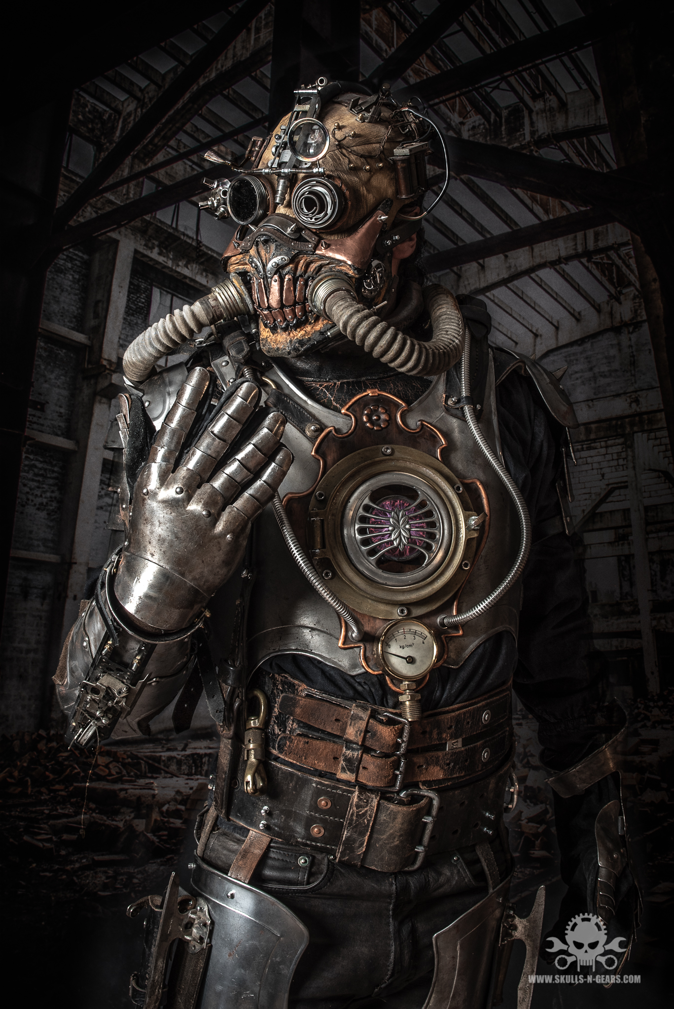 Postapocalyptic Steam Warrior Armour by Skulls n Gears