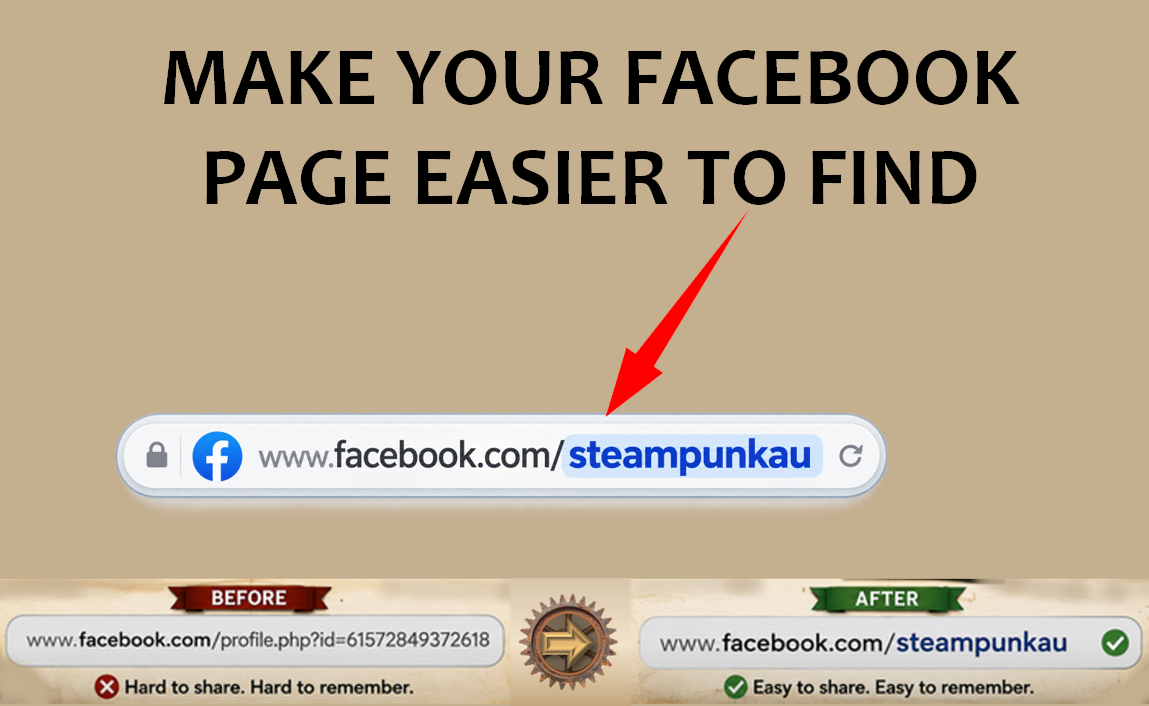 Give Your Facebook Page an Easy Address