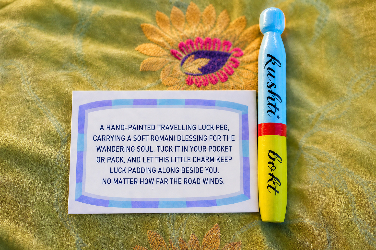 Travelling luck peg