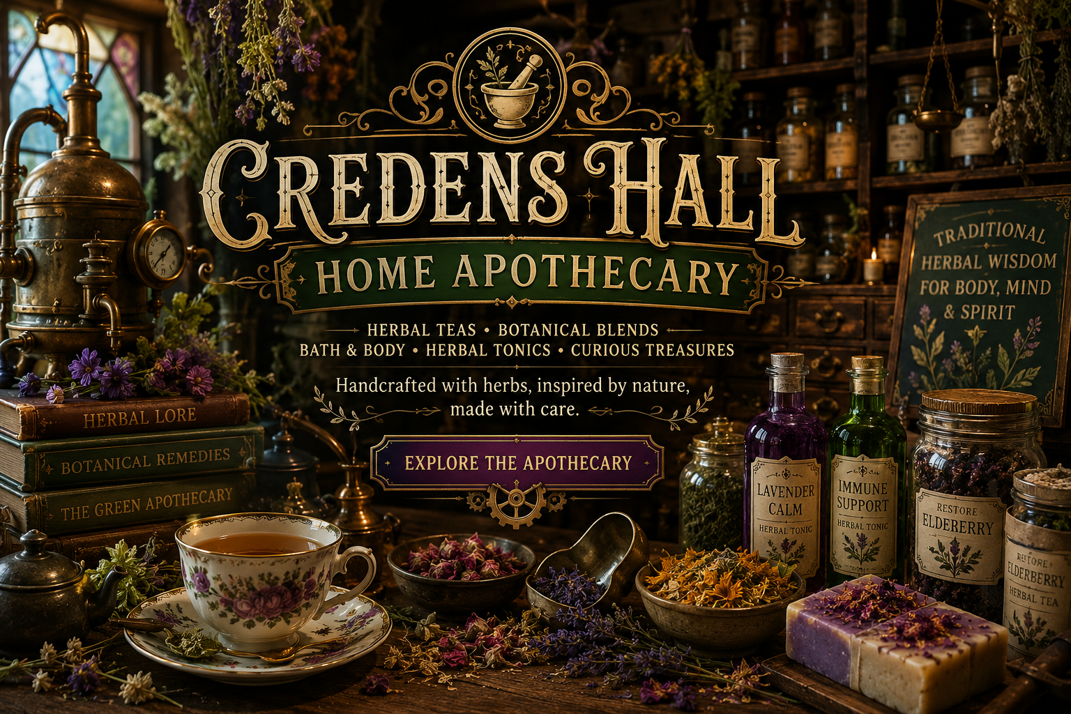 Credens Hall Home Apothecary